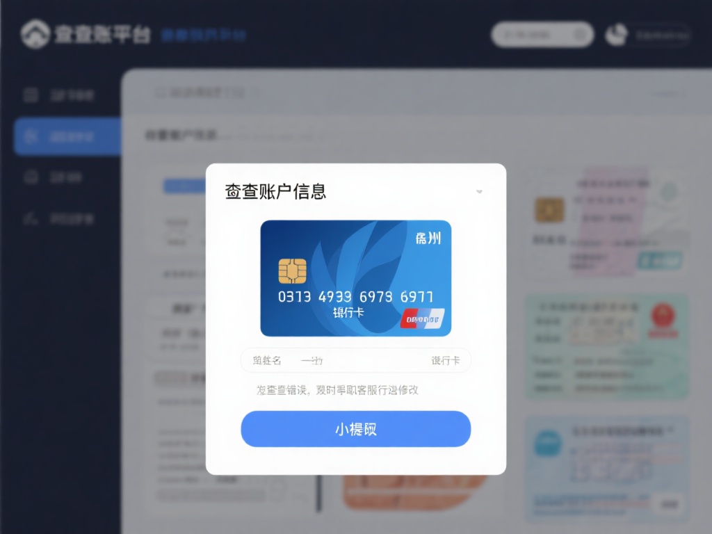 检查账户信息
登录平台后，仔细核对绑定的银行卡信